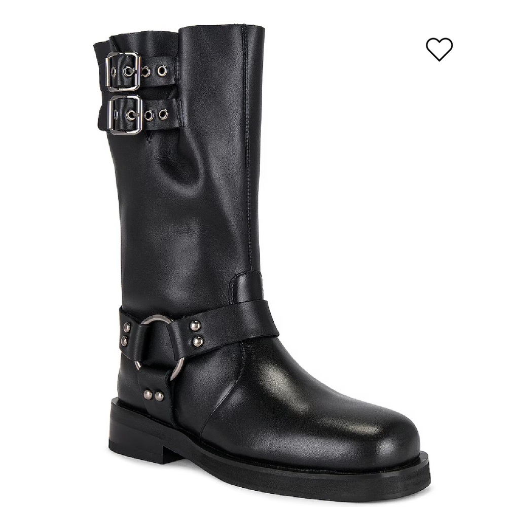 Raye Dakota Moto Boot in Black, Size: 9